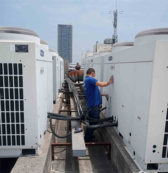 淮安市中央空调制热和不制冷系统维修方法